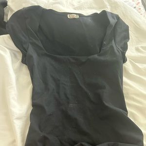 Free people square neck body suit